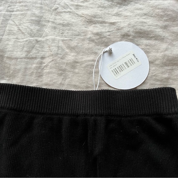 NWT Princess Polly Judy Wide Leg Knit Pants in Black - Petite - Picture 7 of 8